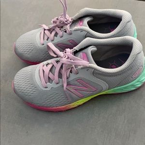 Brand new girls rainbow new balance